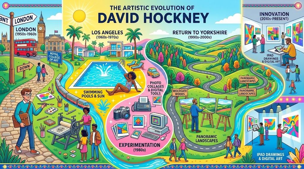 David Hockney Infographic