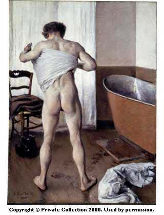 Caillebotte_Man_at_his_Bath_1884
