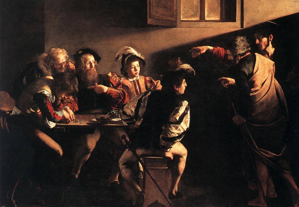 Caravaggio_The_Calling_of_St_Matthew_1599-1600