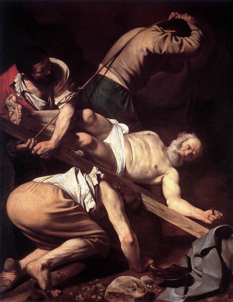 Caravaggio_The_Crucifixion_of_St_Peter_1600