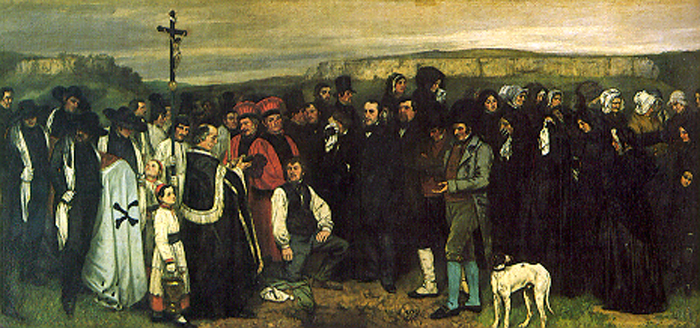 Courbet_A_Burial_at_Ornans_1849
