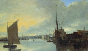crome_yarmouth_harbour-evening_c1817