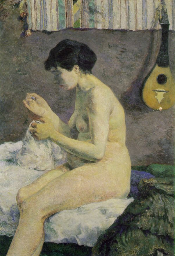 Gauguin_Nude_Study_or_Suzanne_Sewing_1880