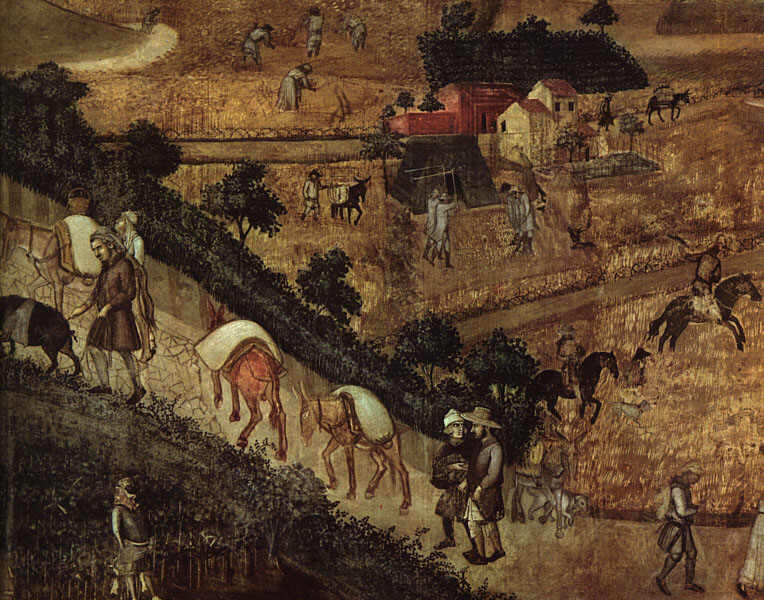 Lorenzetti_The_Effects_of_Good_Government_on_the_Countryside_detail_1338-40