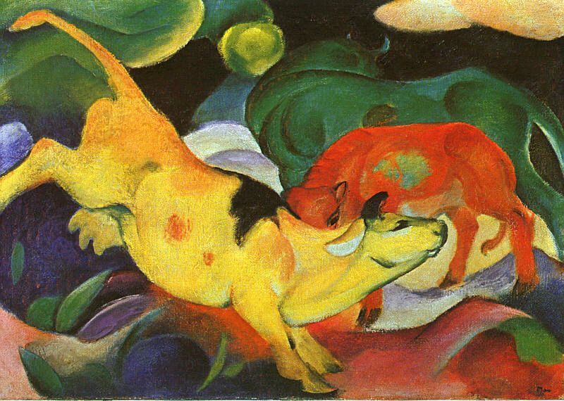 Marc_Cow_Yellow_Red_Green_1912