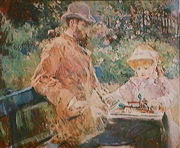 Morisot_Eugene_Manet_and_his_Daughter_at_Bougival_1881